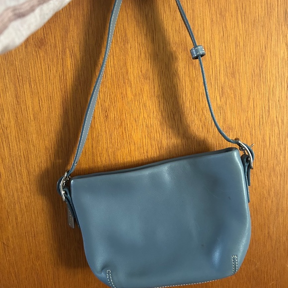 Coach mini shoulder bag, light blue - Picture 3 of 6